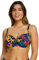 Sans Complexe Island Dream_98fak52 Parte Superiore del Bikini, Floreale Nero, 80D Donna
