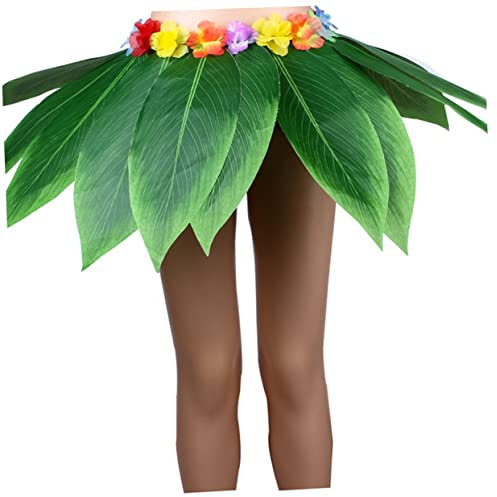 PACKOVE Hawaii-grasrock Traditionelles Kostüm Elastischer Bund Grün 72 Cm Für Erwachsene