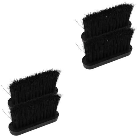 Ciieeo 4 Pcs Fireplace Cleaning Brush Household Cleaning Brushes Bench Duster Replacement Head Fireplace Duster Heads Kids Broom Fireplace Accessories Burning Wood Sisal Brush Tool