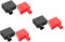 TOPPERFUN 3 Paare Batterieschutzkappe Autobatterie Batteriepolschutz-kit Isolierschutz Für Batterieklemmen Batteriepolkappen Batteriepolschutzabdeckung Weiche Hülle Quadrat Kieselgel