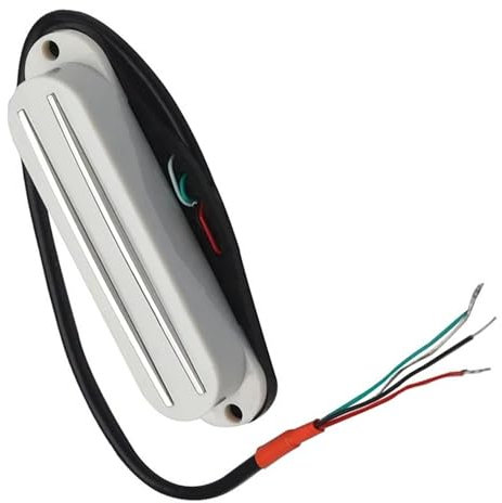 Praktischer Dual-Rail-Dual-Blade-Exquisite-E-Gitarre-Humbucker-Tonabnehmer in Weiß Tonabnehmer Set
