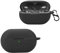 KZIOACSH Silicone Case for SoundPEATS PearlClip Pro, Ultra Slim Anti-Scratch Anti-Lost Protective Earbuds Case Lightweight Washable Sumdge-Proof Earphone Skin Cover with Carabiner, Black