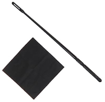 Yardwe Kit De Varilla y Paño Para Limpieza De Flauta y Piccolo Accesorios Con Varilla Pulida y Paño Absorbente Portátil y Resistente Para Instrumentos De Viento Sin Rayaduras Fácil De Tra