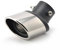 Exhaust Tip Clamp For Peugeot 206 207 208 301 307 308 406 407 408 508 2008 3008-6008 Stainless Steel Car Exhaust Muffler Tip Pipes Covers(Bending)