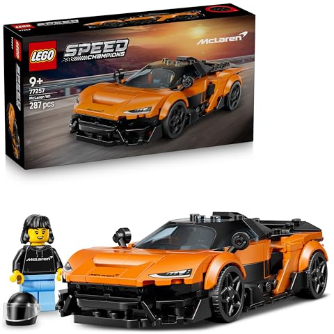 LEGO Speed Champions McLaren W1 Macchina Giocattolo - Modello di Auto con Minifigure da Collezione del Pilota - Idea Regalo di Compleanno per Bambini da 9 Anni in su Fan degli Sport Motoristici 77257