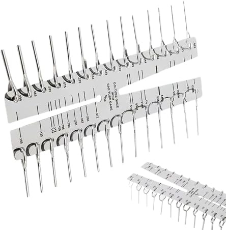 Kapillarrohr Manometer, Messwerkzeug Aus Edelstahl, Kupfer Kapillarrohr Durchmesser-Messgerät, Für Heizung Lüftung Kältetechnik Industriemaschinen Techniker Ingenieur