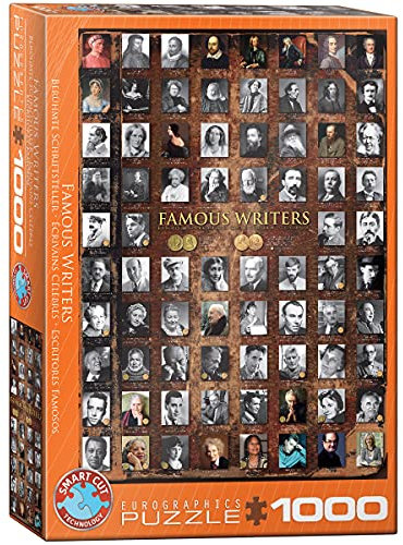 EuroGraphics 1000 Teile - Berühmte Schriftsteller, mehrfarbig, 6000-0249