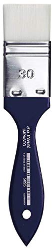 Da Vinci 5025 Series Mottler Brush, Synthetic Fiber, Blue, 15.5 x 3 x 30 cm