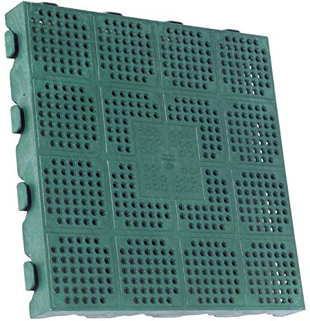 PAVIMENTO URSUS IN PVC CM. 40X40 - PZ. 6 COLORE VERDE