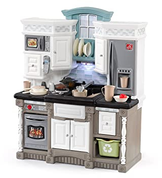 Step2 Lifestyle Dream Kitchen Cocina para ninos | Cocina Creative/Infantil de Plastico | Juguete con 37 Accesorios