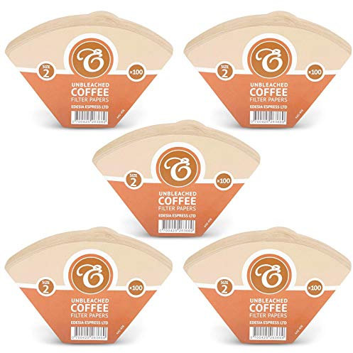 EDESIA ESPRESS - Kaffee-Filtertüten - ungebleicht - Größe 2-500 Stück