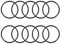 sourcing map 10 Stück O-Ringe Dichtung Metrische 32 mm x 36 mm x 2 mm Nitrilkautschuk Dichtungsring für Sahnespender Poolpumpe Schnellkupplung Kaffeebecher