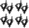 8x Equinox TC25B Aluminium 25kg Black Half Coupler 33-38mm Truss Clamp