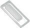 SILBERKANNE Lesezeichen Geldklammer rechteckig 6x2,5 cm Premium Silber Plated edel versilbert in Top Verarbeitung
