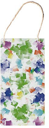 MNUT Moderna Decorazione per la casa Economica da Appendere, Cartello in Legno, Decorazione per allucinatorio Frattale, Effetto Spazzolato, 25,4 x 12,7 cm