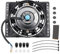 Fekuar 6 Inch Slim 650CFM Radiator Cooling Fans Universal Slim Pull Push 12V 80W Direct Replacement Electric Fan with Mount Kit, black