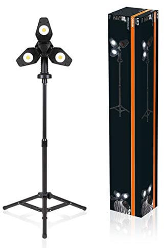 OSRAM LEDIL HELI 1000 LEDinspect FLOODER HELICOPTER, verstellbarer LED Strahler mit Stativ und Akku