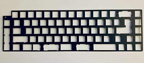 nullbits OEM FR4 Plate for Nibble 65% Mechanical Keyboard Kit (Black)