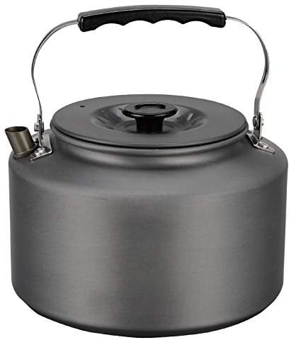 Bulin Camping Kettle 2.2L Aluminum Alloy Open Campfire Coffee Tea Pot Fast Heating Outdoor Gear Great for Boiling Water Ultralight Portable for Hiking Picnic Travel