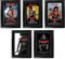 HWC Trading FR A3 Rambo Collection Sylvester Stallone Gifts gedrucktes Poster, signiertes Autogrammbild für Film-Fans, A3, gerahmt