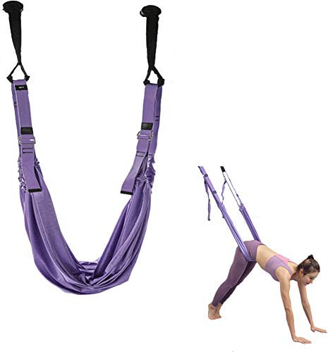 M-TOP Aerial Yoga Hängematten Verbesserung Der Rücken- und Taillenflexibilität, Taille Rücken Bein Stretch Strap für Fitness, Tanz, Ballett, Gymnastik