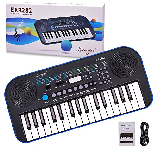 Lexington EK3282 Mini-Keyboard mit 32 Tasten, elektrisch, tragbar, Musikgeschenk für Kinder