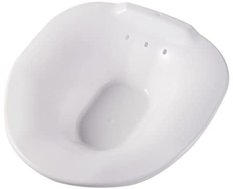 Bidetbecken Sitzbecken Sitzbad Sitzwanne Sitzbadewanne: Toilette Bidet Einsatz Toiletteneinsatz mit Spülpumpe für Schwangere Frauen Herren Hämorrhoiden Heilbäder Intimbäder Weiß