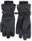 HEAT HOLDERS - Herren Extra Warm Wasserdicht Schwarz Skihandschuhe mit Klettband und Innenhandschuh (L-XL, Schwarz)