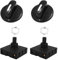 VOANZO 2 Set Interruttore Rotativo 13A-125V/10A-250V 4 Posizione 3 Velocità Selettore di Velocità Universale Riscaldatore