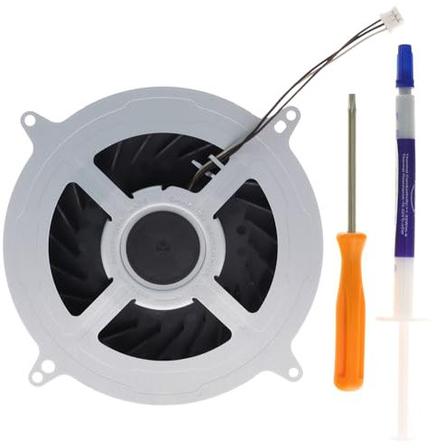 Internal CPU Cooling Fan Replacement for Sony PlayStation 5 PS5 23 Blades Fan 17 Blades CFI-1015A CFI-1015B CFI-1002A/B CFI-1016A/B CFI-1018A/B CFI-1115A CFI-1115B CFI-1102A/B CFI-1116A/B CFI-1118A/B