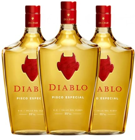 Pisco Concha y Toro Diablo Especial 70 cl (Schachtel mit 3 Flaschen von 70 cl)