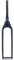 HESHS Fahrradgabel Fahrrad Starrgabel 26 27.5 29 Zoll Kohlefaser Mountainbike Starr Gabel 15X110mm Steckachse Vorderradgabel 1-1/2'' Konisches Rohr MTB Scheibenbremse Gabel,Matte Black,27.5inch