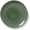 Kähler Design Colore 690624 - Plato llano de cerámica (27 cm de diámetro), color verde