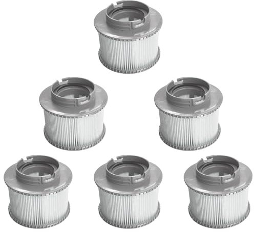 Mscomft Lot de 4/8 Cartouches filtrantes de Rechange pour Bubble Spa (Version améliorée 2020 pour s'adapter à Tous Les modèles (6 Pcs)