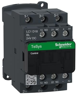 Leistungsschütz Tesys D Ac3 18A 3P 3No Spule 24Vdc Geringer Verbrauch