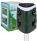 Albert Austin Cat Repellent Ultrasonic Animal Repeller Solar Powered with 360° Motion Sensor IP55 Waterproof 4 Modes Bird Cat Deterrent for Garden Yard Lawn Farm Flashing Light Pest Control Repellent