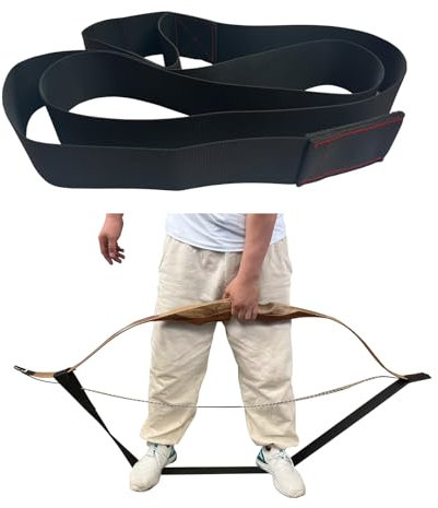 - QI HUO JU - Herramienta de cuerda de arco recurvo para arco largo, accesorios de arco recurvo para instalar fácilmente la cuerda de arco (negro)