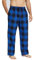 Jveyvth Herren Pyjamahose Flanell Baumwolle kariert Schlaf & Lounge Hose, PJ Hose mit Taschen und Knopfleiste