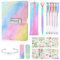 Diary for Girls Age 8-12, Diary with Lock for Girls Kids DIY Journal Set with Pen, Pencil Case, Bookmark, Stickers, Girls Secret Diary Back to School Gifts Birthday Gifts for Girls 8 9 10 11 12 Teens
