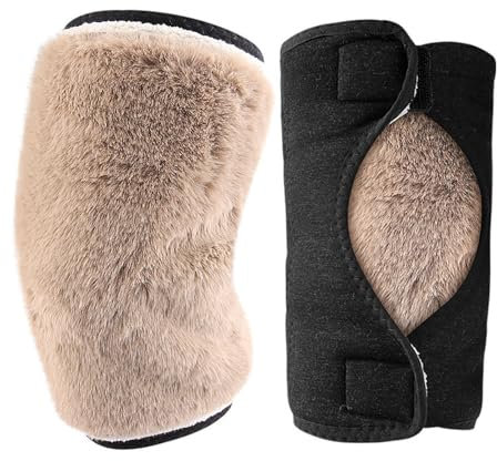 kivrimlarv Ginocchiera regolabile, Scaldamuscoli traspiranti, Forniture termiche invernali più calde, Supporto per ginocchio a doppio strato, Cuscinetti di supporto per ginocchia, Ginocchiera da