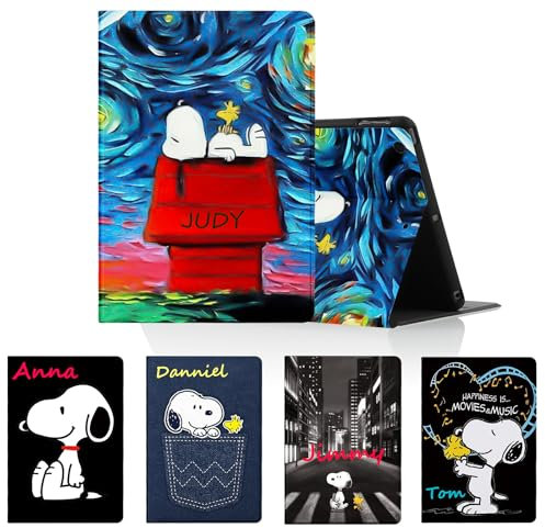 Funda Tablet Personalizada para Samsung Galaxy Tab A7 Lite 8,7 2021 SM-T227/T225/T220, Cárcasa Personalizable con Cartoon Dibujos Animados PU Cuero Flip Texto Custom Aesthetic Case