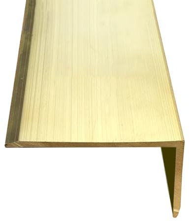 Bodenleisten, Zierleisten, 2 Zoll breite Trittstufen, Stufenleisten 1 m, einfach zu installierende Treppen für Laminat, Holzboden