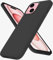 Eiselen Hülle für iPhone 15, Schwarz Ultra Dünn Soft Silikon TPU Schutzhülle, Kratzfest, rutschfest & Stoßsicher Handyhülle
