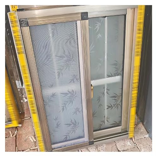 Pantalla de ventana de aleación de aluminio resistente al robo para mayor seguridad, ventana corredera de 40 x 60 cm, ideal para inodoros, almacenes y salas de contenedores, solución de ventilación