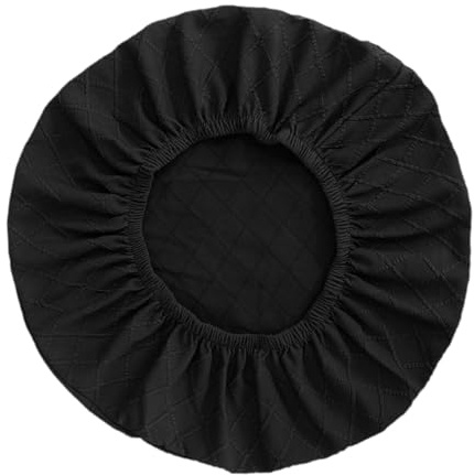 XLWLLNJ Funda para Ventilador, a Prueba de Polvo, para Hogar, para Montaje Pared, Elástica, con Media Envoltura para Ventiladores de 16 Pulgadas, Negro