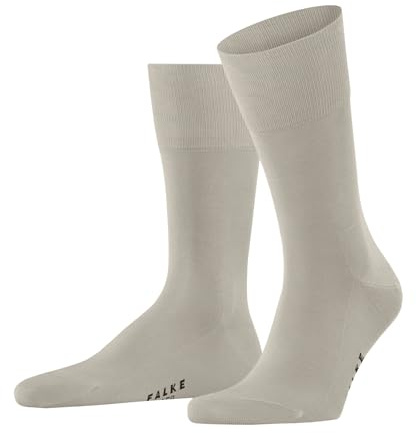 FALKE Herren Socken Tiago M So Fil d´Écosse Baumwolle einfarbig 1 Paar, Beige Nature 4000, 43-44