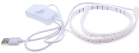 Milisten Saxophon Reparaturleuchte mit Flexiblem Design und Weicher LED Beleuchtung 50cm Lecksuchgerät für Holzblasinstrumente Wie Flöte und Klarinette zur Wartung Zufälliger Stil