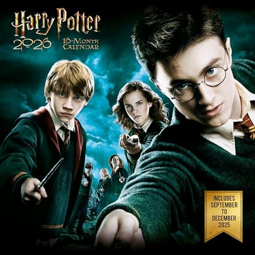 Kalender 2026 Harry Potter Filme - Wandkalender 30x30 cm