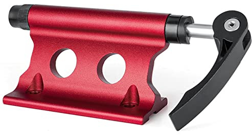 Dcfbkl Fahrrad-Auto-SUV für Träger, Aluminiumlegierung, Blockhalterung, Frontgabel, Schnellspanner für LKW/Anhänger/Fahrräder, Vordergabel mit festem Clip, Gepäckträger, Schnellspanner, Auto