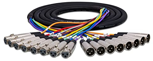 HosaTech 3m XLR-803 XLR3F to XLR3M Balanced Snake Cable